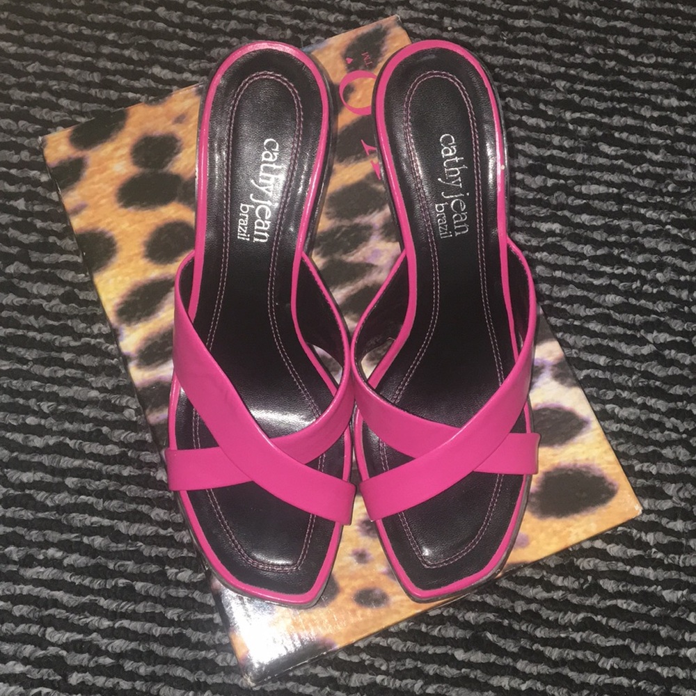 Hot pink heels